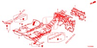 BODENMATTE/ISOLATOR  für Honda CIVIC  1.0 S 5 Türen 6 gang-Schaltgetriebe 2017