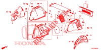 KOFFERRAUM SEITENVERKL.  für Honda CIVIC  1.0 S 5 Türen 6 gang-Schaltgetriebe 2017
