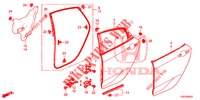 TUERBLECHE, HINTEN(4D)  für Honda CIVIC  1.0 SE 5 Türen 6 gang-Schaltgetriebe 2017