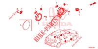 ANTENNE/LAUTSPRECHER  für Honda CIVIC  1.0 S 5 Türen 6 gang-Schaltgetriebe 2018