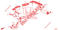 AUSPUFFROHR/SCHALLDAEMPFER (1.8L) für Honda CIVIC 1.8 SE 5 Türen 6 gang-Schaltgetriebe 2013
