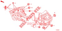 GUMMITUELLE (ARRIERE) für Honda CIVIC 1.8 SE 5 Türen 6 gang-Schaltgetriebe 2013