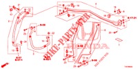 KLIMAANLAGE (FLEXIBLES/TUYAUX) (RH) für Honda CIVIC 1.8 SE 5 Türen 6 gang-Schaltgetriebe 2013