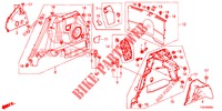 KOFFERRAUM SEITENVERKL.  für Honda CIVIC 1.8 SE 5 Türen 6 gang-Schaltgetriebe 2013