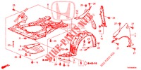 KOTFLUEGEL, VORNE  für Honda CIVIC 1.8 SE 5 Türen 6 gang-Schaltgetriebe 2013