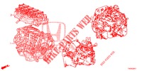 MOTOREINHEIT/GETRIEBE KOMPL. (1.8L) für Honda CIVIC 1.8 SE 5 Türen 6 gang-Schaltgetriebe 2013