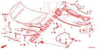 MOTORHAUBE (RH) für Honda CIVIC 1.8 SE 5 Türen 6 gang-Schaltgetriebe 2013