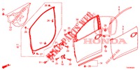 TUERTAFELN, VORNE(2D)  für Honda CIVIC 1.8 SE 5 Türen 6 gang-Schaltgetriebe 2013