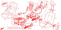 VORDERSITZ/SITZGURTE (D.) (RH) für Honda CIVIC 1.8 SE 5 Türen 6 gang-Schaltgetriebe 2013