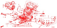VORNE SITZKOMPONENTEN (D.) (HAUTEUR MANUELLE) für Honda CIVIC 1.8 SE 5 Türen 6 gang-Schaltgetriebe 2013
