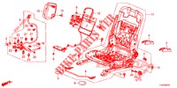 VORNE SITZKOMPONENTEN (G.) (SIEGE REGLAGE MANUEL) für Honda CIVIC 1.8 SE 5 Türen 6 gang-Schaltgetriebe 2013