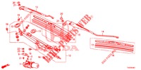 WINDSCHUTZSCHEIBENWISCHER (RH) für Honda CIVIC 1.8 SE 5 Türen 6 gang-Schaltgetriebe 2013