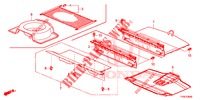 BODENBEHAELTER, HINTEN  für Honda CIVIC DIESEL 1.6 EX 5 Türen 6 gang-Schaltgetriebe 2014