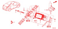 EINBAUSATZ F. RNS2  für Honda CIVIC DIESEL 1.6 EX 5 Türen 6 gang-Schaltgetriebe 2014