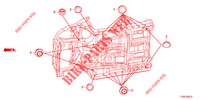 GUMMITUELLE (INFERIEUR) für Honda CIVIC DIESEL 1.6 EX 5 Türen 6 gang-Schaltgetriebe 2014
