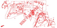 KOFFERRAUM SEITENVERKL.  für Honda CIVIC DIESEL 1.6 EX 5 Türen 6 gang-Schaltgetriebe 2014
