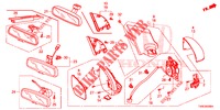 SPIEGEL/SCHIEBEDACH  für Honda CIVIC DIESEL 1.6 EX 5 Türen 6 gang-Schaltgetriebe 2014