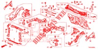 VORDERE TRENNWAND/STIRNWAND  für Honda CIVIC DIESEL 1.6 EX 5 Türen 6 gang-Schaltgetriebe 2014