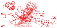 VORNE SITZKOMPONENTEN (D.) (HAUTEUR MANUELLE) für Honda CIVIC DIESEL 1.6 EX 5 Türen 6 gang-Schaltgetriebe 2014