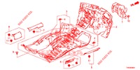 BODENMATTE/ISOLATOR  für Honda CIVIC DIESEL 1.6 EXGT 5 Türen 6 gang-Schaltgetriebe 2015