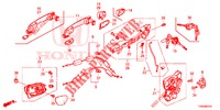 TUERSCHLOESSER, VORNE/AEUSSERER GRIFF  für Honda CIVIC DIESEL 1.6 SE EURO 6 5 Türen 6 gang-Schaltgetriebe 2015