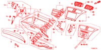 INSTRUMENT, ZIERSTUECK (RH) für Honda CIVIC DIESEL 1.6 ES 5 Türen 6 gang-Schaltgetriebe 2016