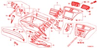INSTRUMENT, ZIERSTUECK (RH) für Honda CIVIC DIESEL 1.6 EXGT 5 Türen 6 gang-Schaltgetriebe 2016