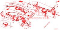 INSTRUMENTENBRETT, OBEN (RH) für Honda CIVIC 1.0 ES 5 Türen vollautomatische 2017