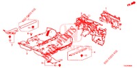 BODENMATTE/ISOLATOR  für Honda CIVIC 1.5 SPORT PLUS 5 Türen vollautomatische 2017