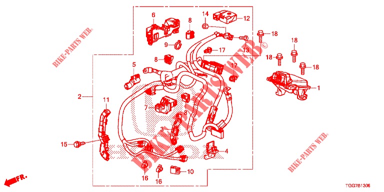 TRANSMISSION CONTROL (1.5L) für Honda CIVIC 1.5 RS 5 Türen vollautomatische 2018