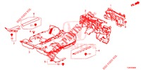 BODENMATTE/ISOLATOR  für Honda CIVIC DIESEL 1.6 ENTRY 5 Türen 6 gang-Schaltgetriebe 2018
