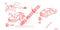 EMBLEME/WARNETIKETTEN  für Honda CIVIC DIESEL 1.6 ENTRY 5 Türen 6 gang-Schaltgetriebe 2018