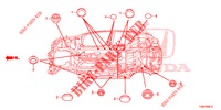 GUMMITUELLE (INFERIEUR) für Honda CIVIC DIESEL 1.6 MID 5 Türen 6 gang-Schaltgetriebe 2018