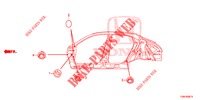 GUMMITUELLE (LATERAL) für Honda CIVIC DIESEL 1.6 MID 5 Türen 6 gang-Schaltgetriebe 2018