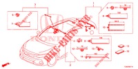 KABELBAUM (5) (RH) für Honda CIVIC DIESEL 1.6 MID 5 Türen 6 gang-Schaltgetriebe 2018