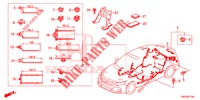 KABELBAUM (4) (RH) für Honda CIVIC DIESEL 1.6 ENTRY 5 Türen 9 gang automatikgetriebe 2018