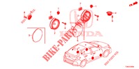 ANTENNE/LAUTSPRECHER  für Honda CIVIC DIESEL 1.6 MID 5 Türen 9 gang automatikgetriebe 2018