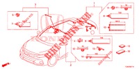 KABELBAUM (5) (RH) für Honda CIVIC DIESEL 1.6 MID 5 Türen 9 gang automatikgetriebe 2018