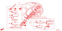 KABELBAUM (6) (RH) für Honda CIVIC DIESEL 1.6 MID 5 Türen 9 gang automatikgetriebe 2018