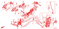 TUERSCHLOESSER, VORNE/AEUSSERER GRIFF  für Honda CIVIC DIESEL 1.6 MID 5 Türen 9 gang automatikgetriebe 2018