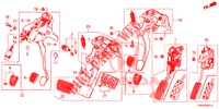 PEDAL (RH) für Honda CIVIC DIESEL 1.6 MID Black Edition 5 Türen 9 gang automatikgetriebe 2018