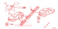 EMBLEME/WARNETIKETTEN  für Honda CIVIC DIESEL 1.6 S 5 Türen 9 gang automatikgetriebe 2018