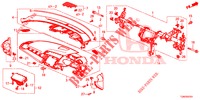 INSTRUMENTENBRETT, OBEN (RH) für Honda CIVIC DIESEL 1.6 TOP 5 Türen 9 gang automatikgetriebe 2018