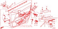 TUERVERKLEIDUNG, VORNE (RH) für Honda CIVIC TYPE R 5 Türen 6 gang-Schaltgetriebe 2015