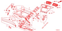 INSTRUMENT, ZIERSTUECK (COTE DE PASSAGER) (RH) für Honda CIVIC TYPE R 5 Türen 6 gang-Schaltgetriebe 2016