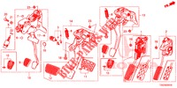 PEDAL (RH) für Honda CIVIC  TYPE R 5 Türen 6 gang-Schaltgetriebe 2017