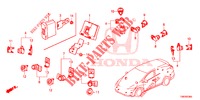 EINPARKSENSOR  für Honda CIVIC TOURER 1.8 ES 5 Türen 5 gang automatikgetriebe 2014