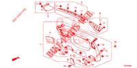 HECKKLAPPENVERKLEIDUNG/ TAFELVERKLEIDUNG, HINTEN(2D)  für Honda CIVIC TOURER 1.8 ES 5 Türen 5 gang automatikgetriebe 2014