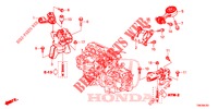 MOTORBEFESTIGUNGEN (AT) für Honda CIVIC TOURER 1.8 ES 5 Türen 5 gang automatikgetriebe 2014