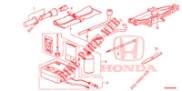 WERKZEUGE/WAGENHEBER  für Honda CIVIC TOURER 1.8 ES 5 Türen 5 gang automatikgetriebe 2014